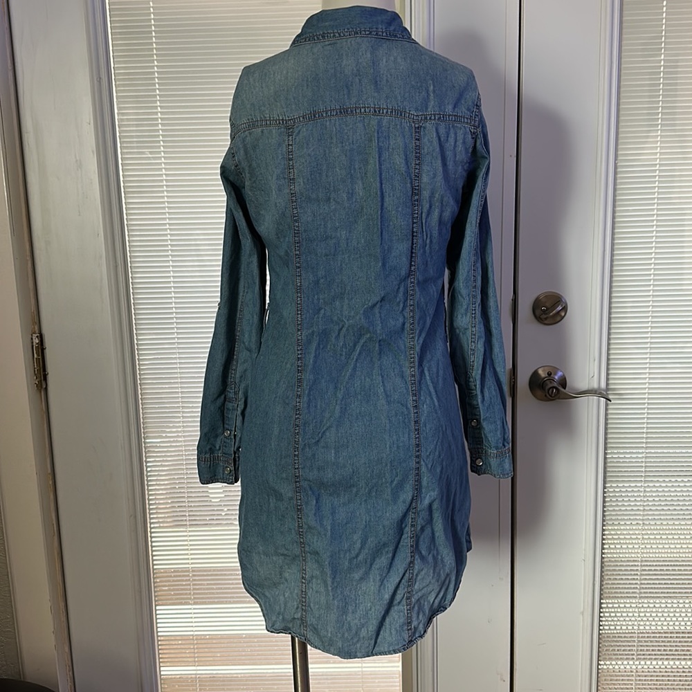 Lovestitch Denim dress long sleeve - Picture 5 of 7